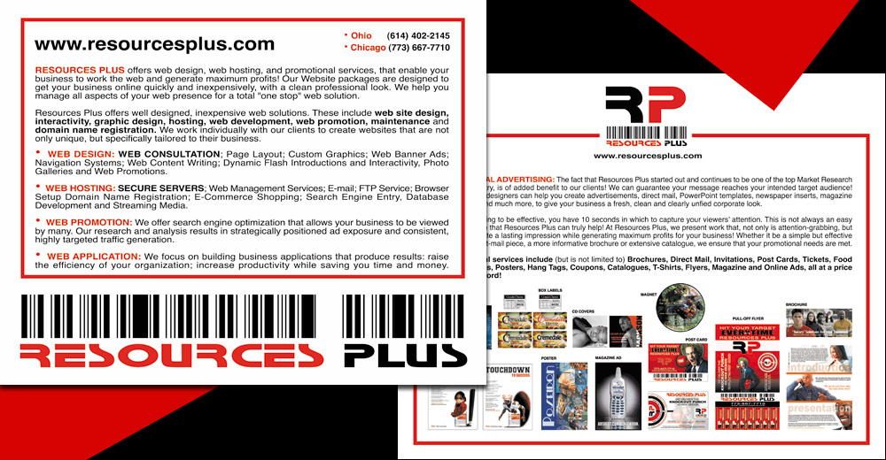 Webphotographix design SALES SHEET