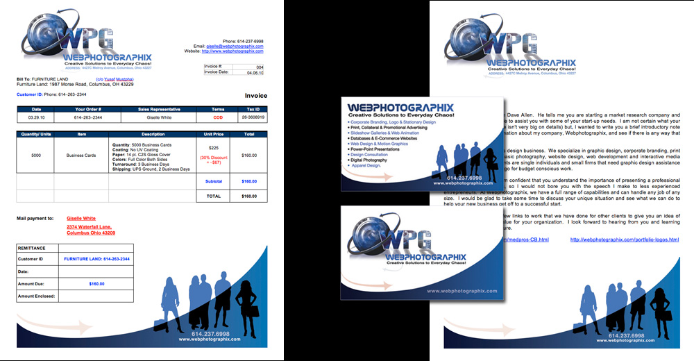 Webphotographix design STATIONERY