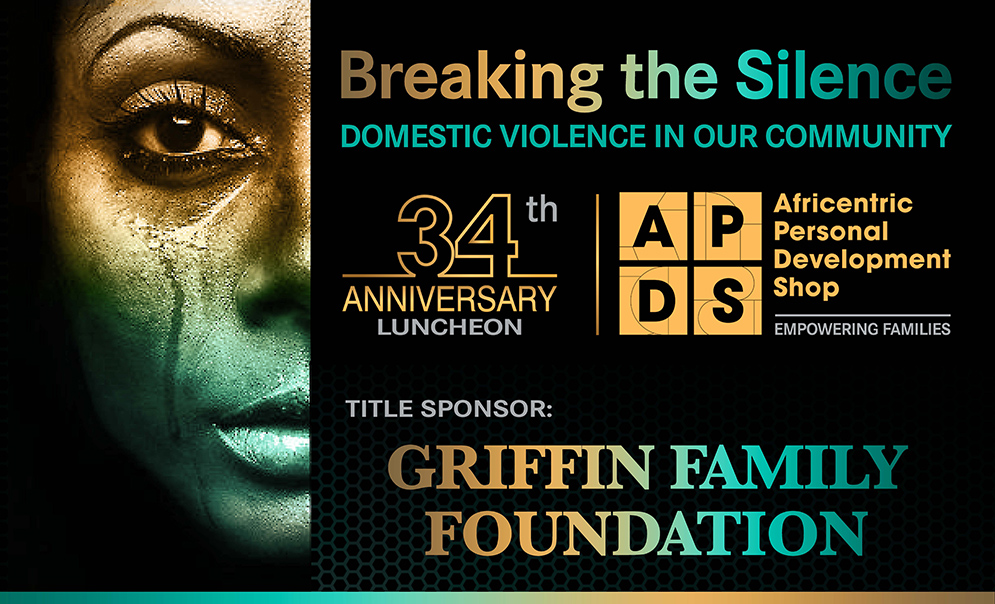 APDS 34th Anniversary — Breaking the Silence Banner
