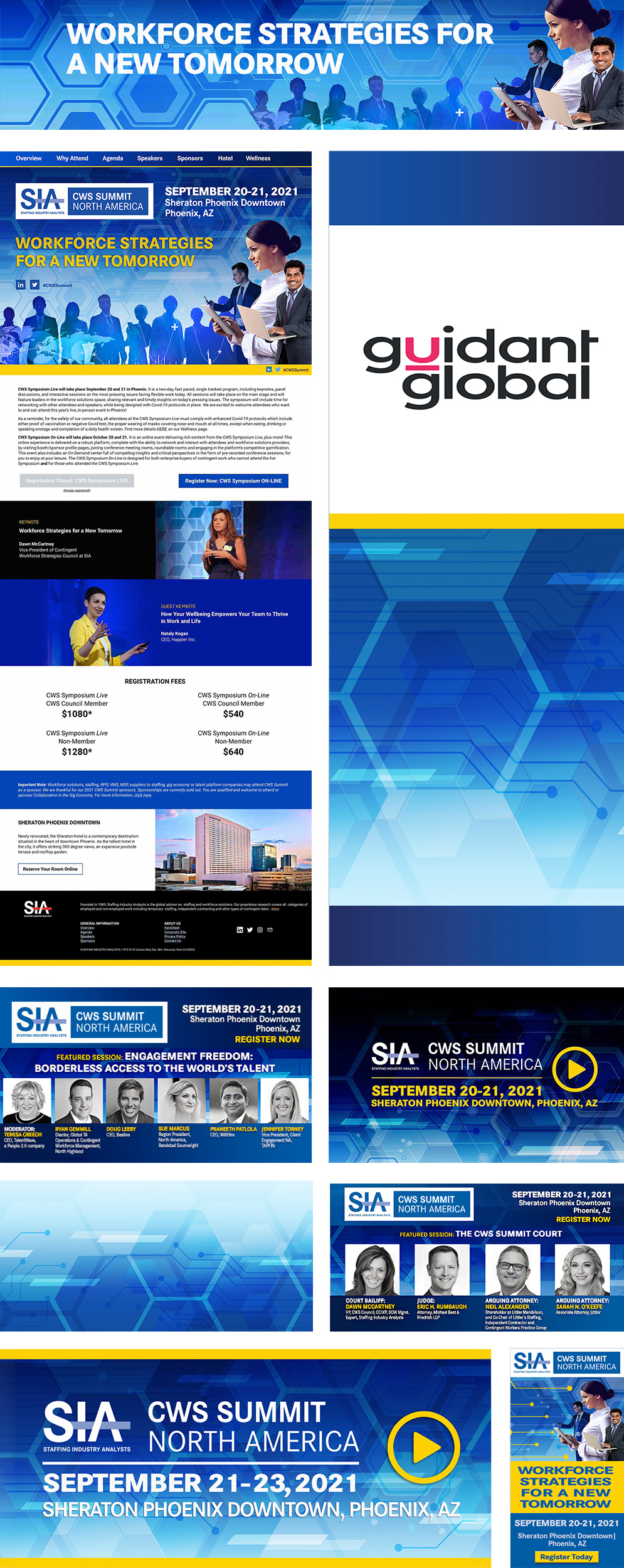 CSNA Print and Digital Marketing collateral