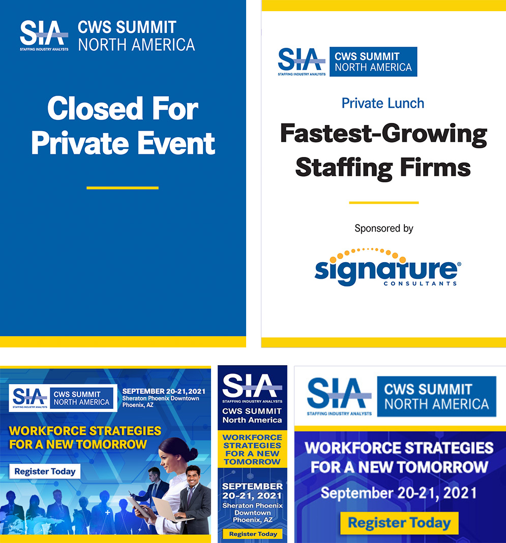 CWSNA Print and Digital Marketing collateral