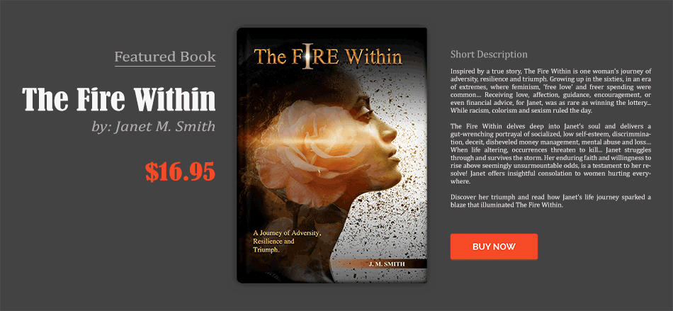 The Fire Within Website Retail Advertising | Book Cover Design
