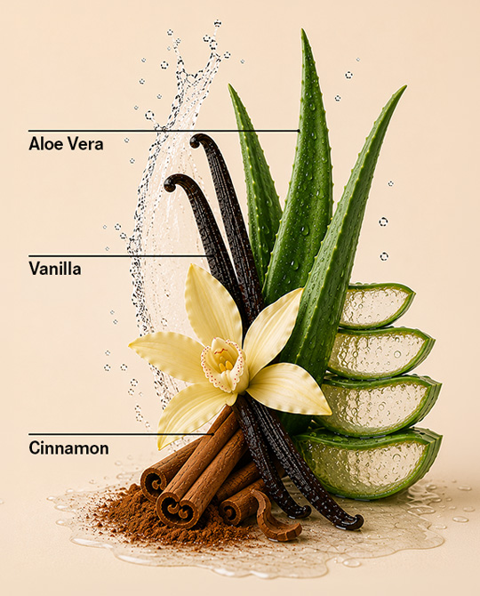 Wrapped in Vanilla product concept