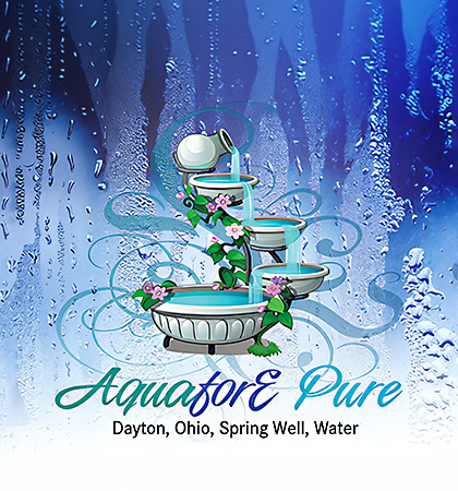 Dayton Water Company brand identity and label design