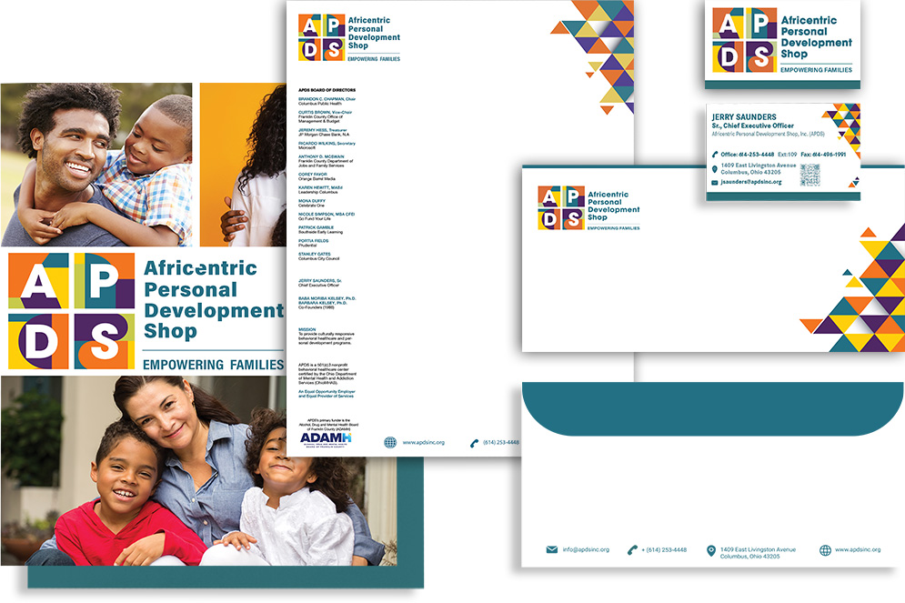 APDS Rebranded Stationery Suite