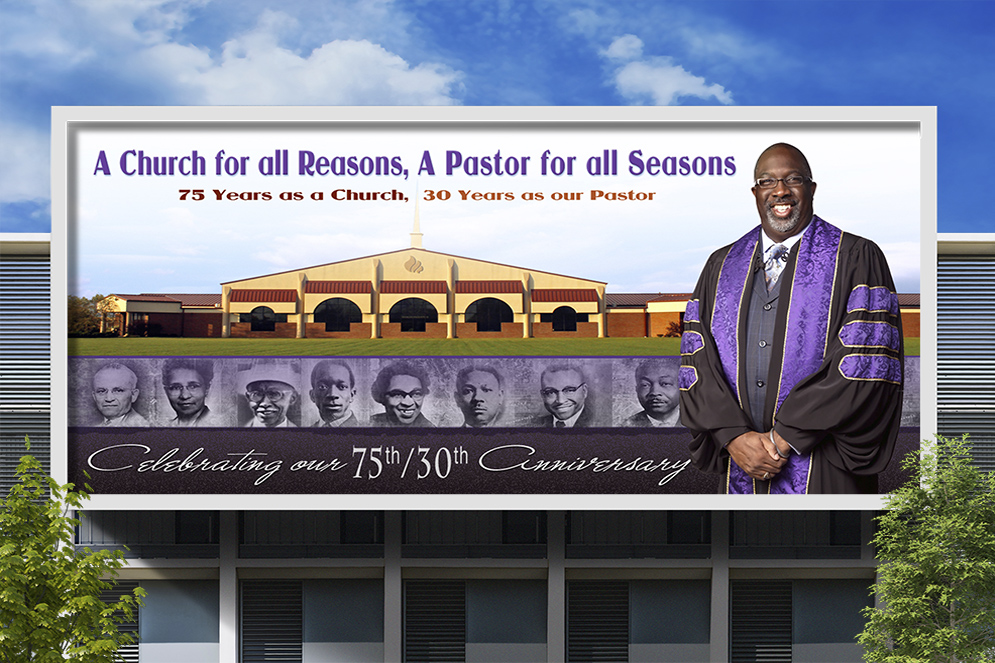First Church of God 75/30th Anniversary Digital Billboard