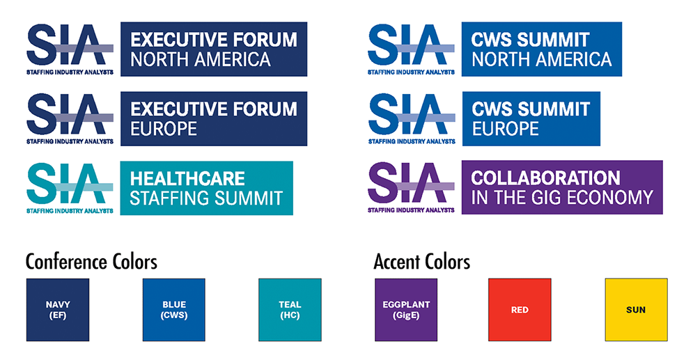 Conference logos and colors