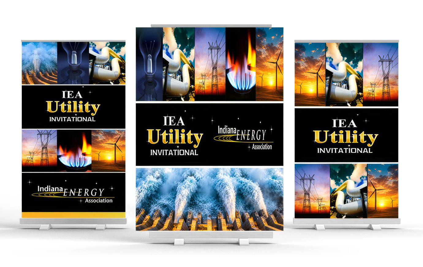 Indiana Energy Association conference display graphics