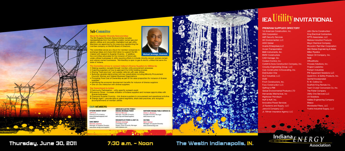 Indiana Energy Association conference program interior