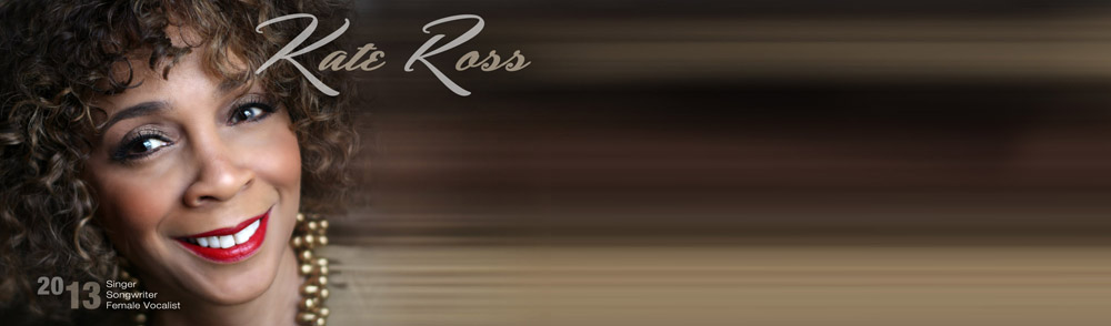 Kate Ross promotional web banner.