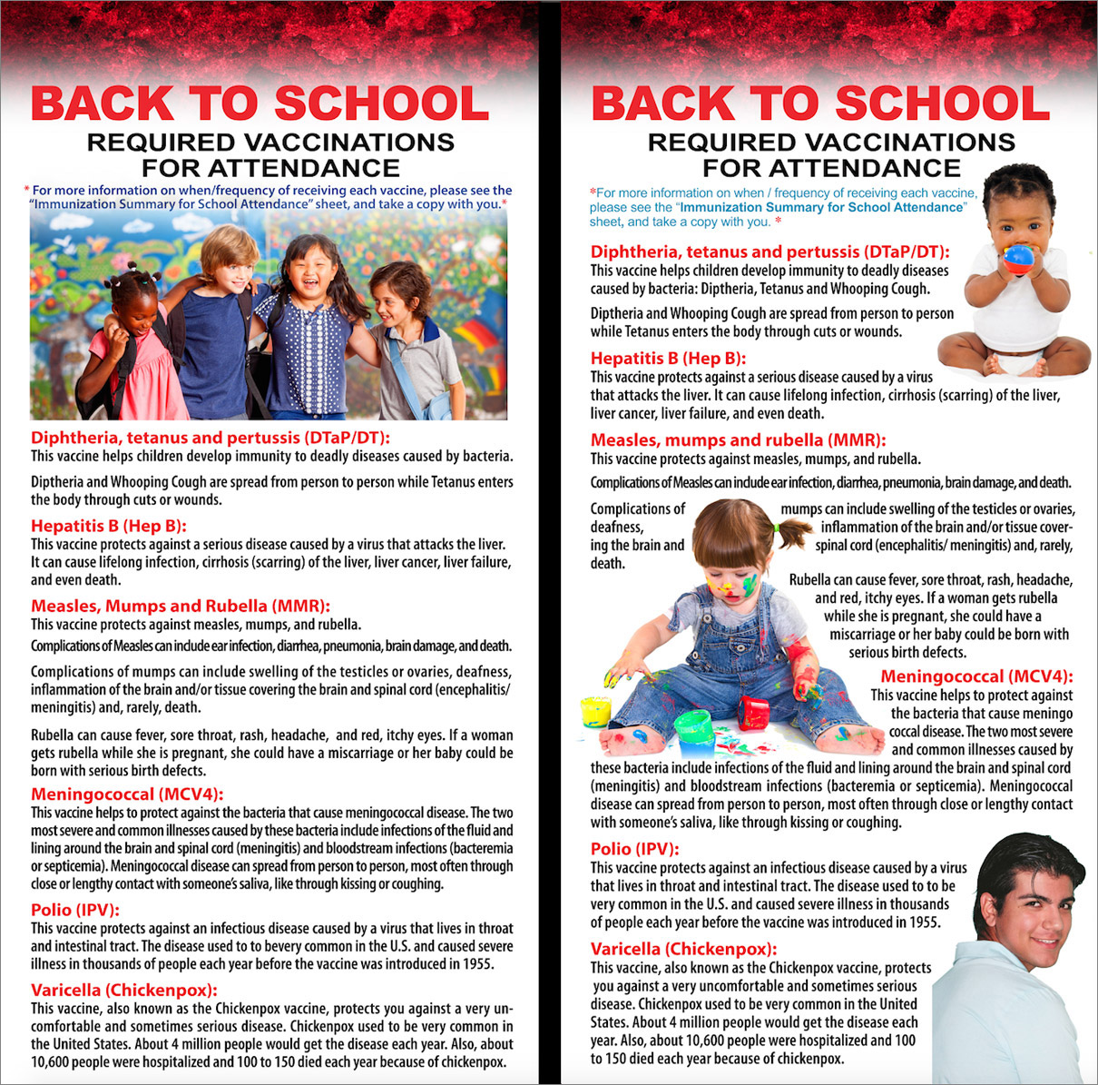 Ohio Department of Health Immunization Info Awareness Signage