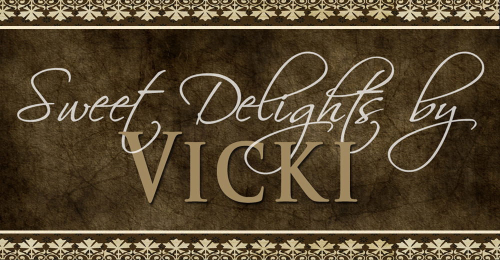 Sweet Delights by Vicki alternate logo and identity application