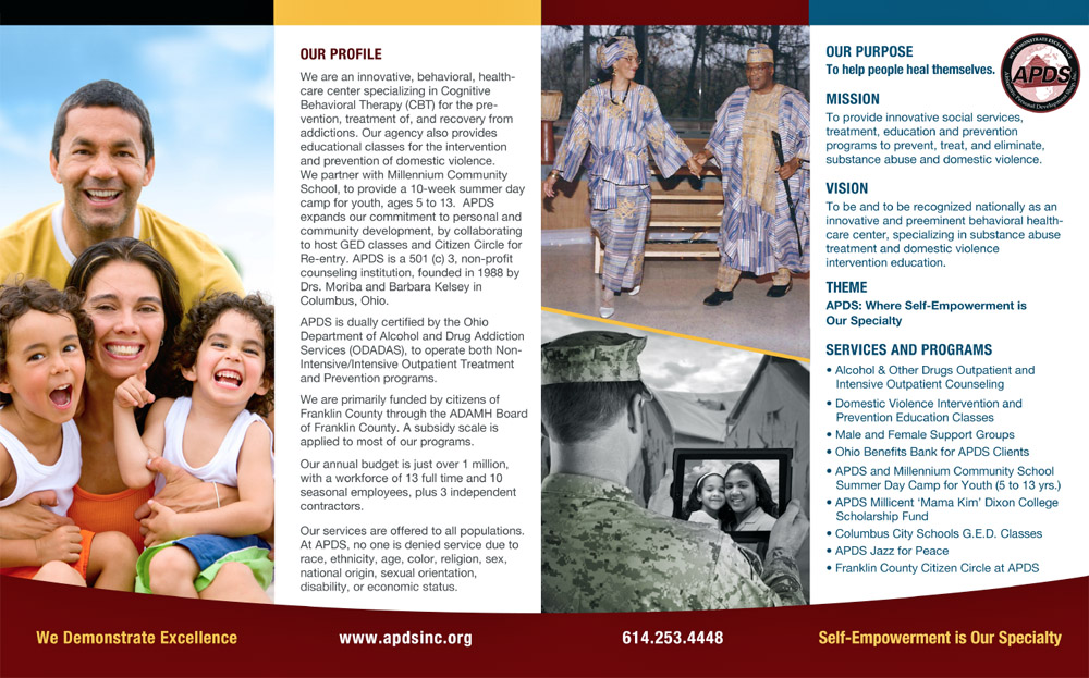 APDS Z-Fold Brochures — project view 4 by Giselle White / Webphotographix