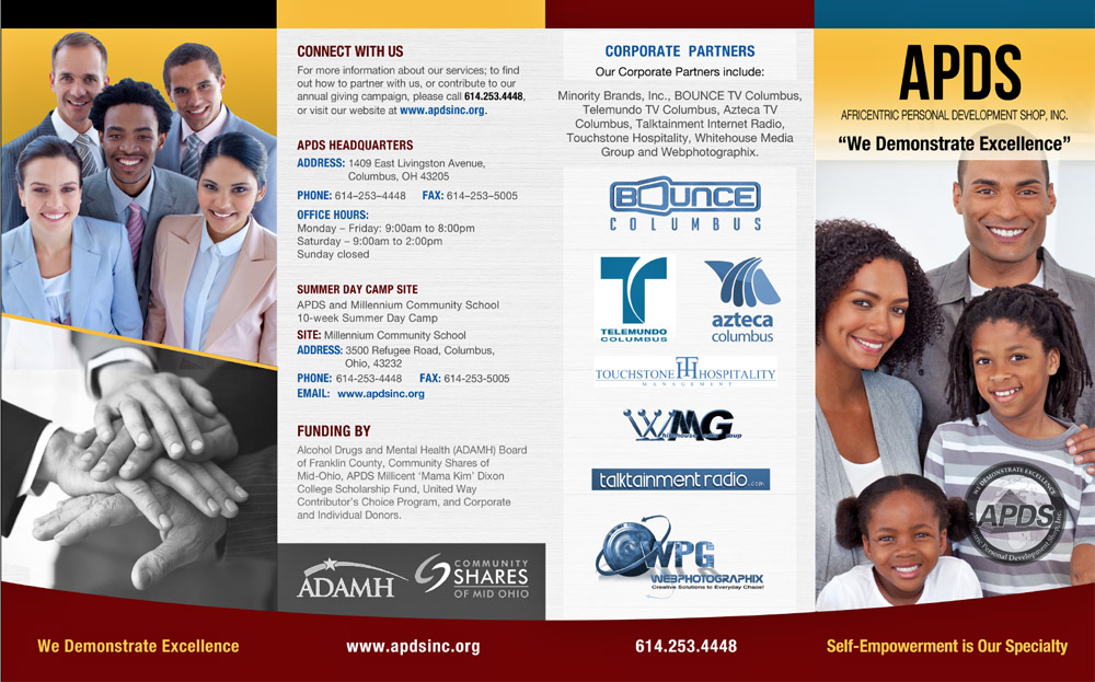 APDS Z-Fold Brochures — project view 3 by Giselle White / Webphotographix