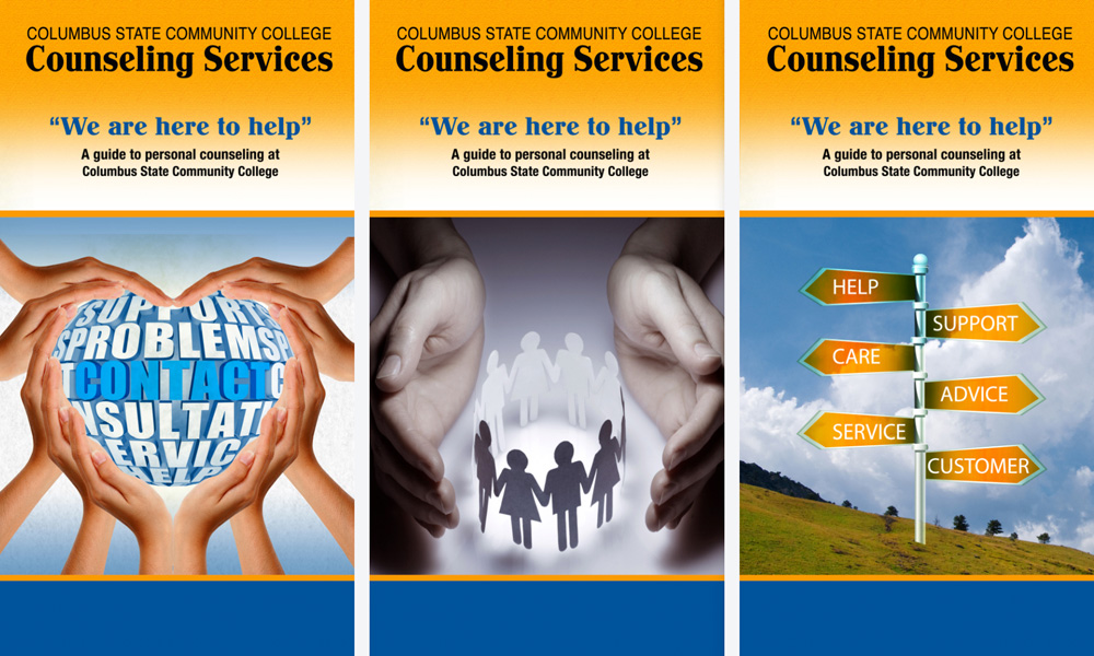 Columbus State Counseling Services Brochure — project view 1 by Giselle White / Webphotographix