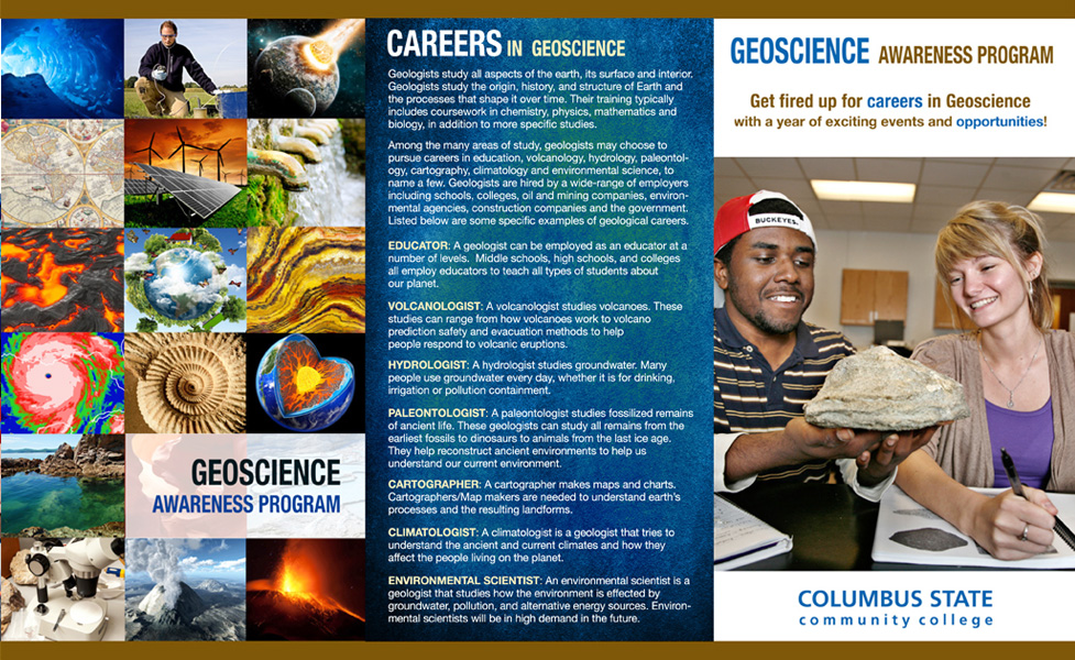 Columbus State Geoscience Brochure — project view 1 by Giselle White / Webphotographix