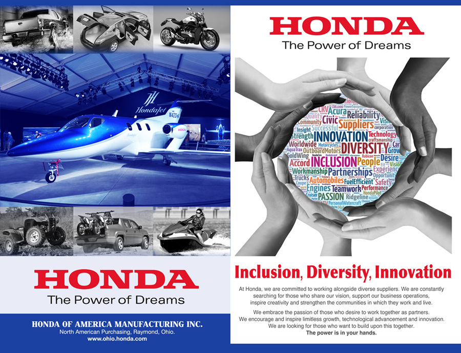 Honda of America Brochure — project view 1 by Giselle White / Webphotographix
