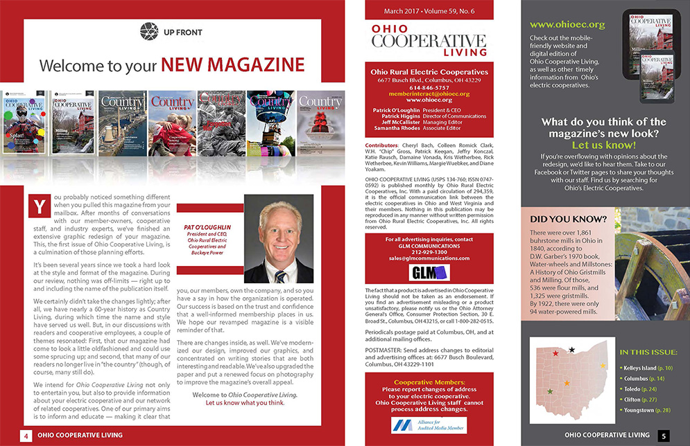 Ohio Cooperative Living Magazine Redesign — project view 3 by Giselle White / Webphotographix