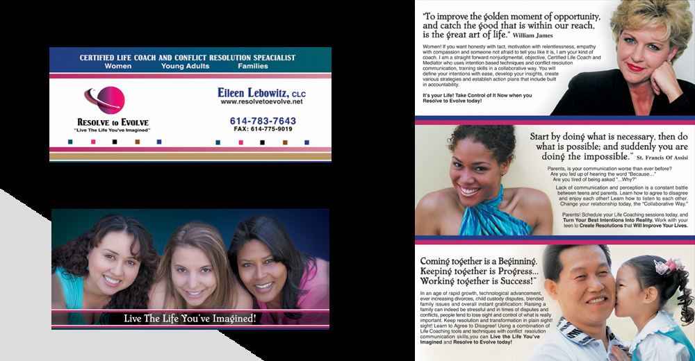 Resolve to Evolve brochure design