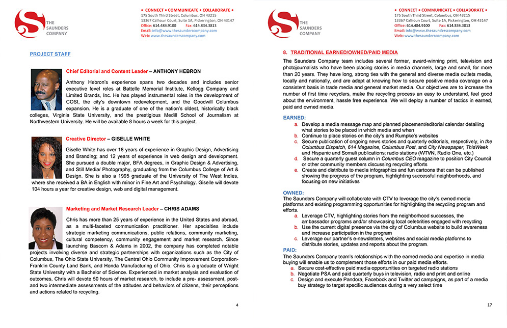 The Saunders Company Recycling Proposal — project view 3 by Giselle White / Webphotographix