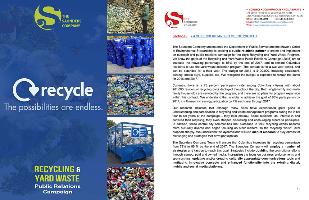 The Saunders Company Recycling Proposal — project view 4 by Giselle White / Webphotographix