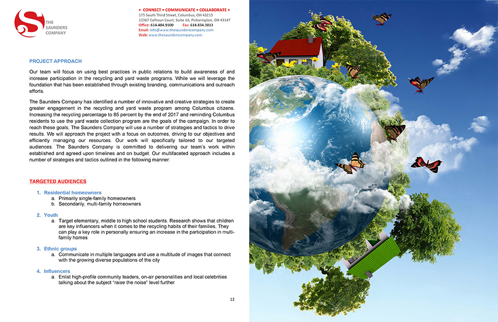 The Saunders Company Recycling Proposal — project view 5 by Giselle White / Webphotographix