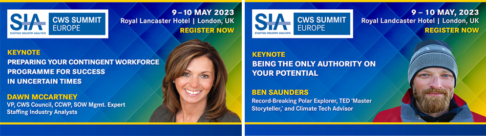 CWS Summit Europe keynote speaker LinkedIn and Twitter social badges