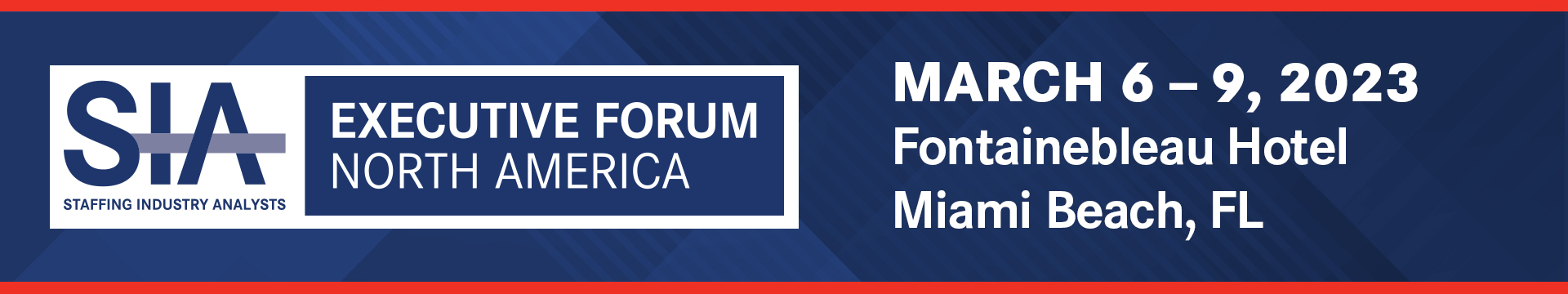 Conference Web Header. The conference lockup and event details carry the message in a clean, compact composition. A red border provides a clear connection to the more expressive campaign pieces.