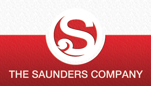 The Saunders Company Logo on Business Card