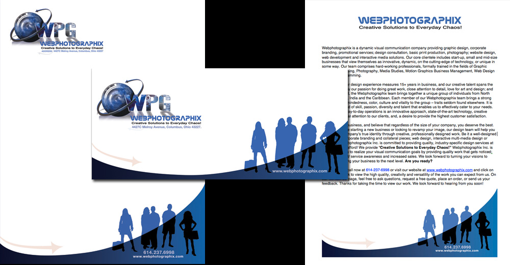 Webphotographix stationery system.