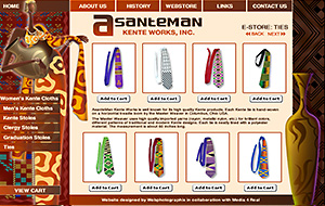 Webphotographix Homepage Design Layout -  Asanteman Web