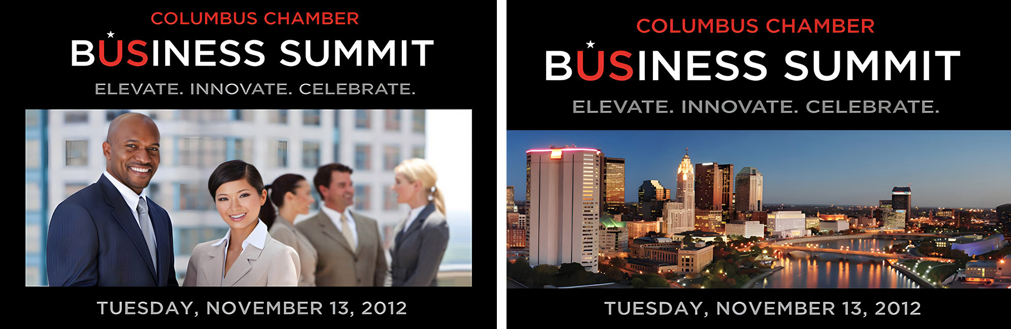 Webphotographix design Columbus Chamber collateral